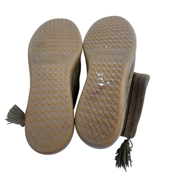 Isabel Marant Beslay Suede Wedge Ankle Boots Sz 38 - Picture 4 of 8